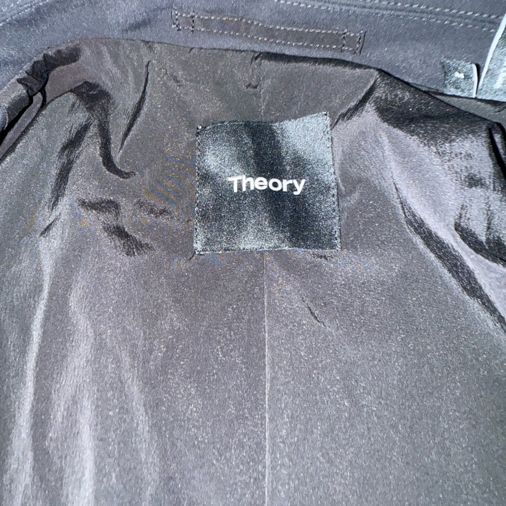 Theory Brody Jacket in Precision Ponte - Picture 9 of 10